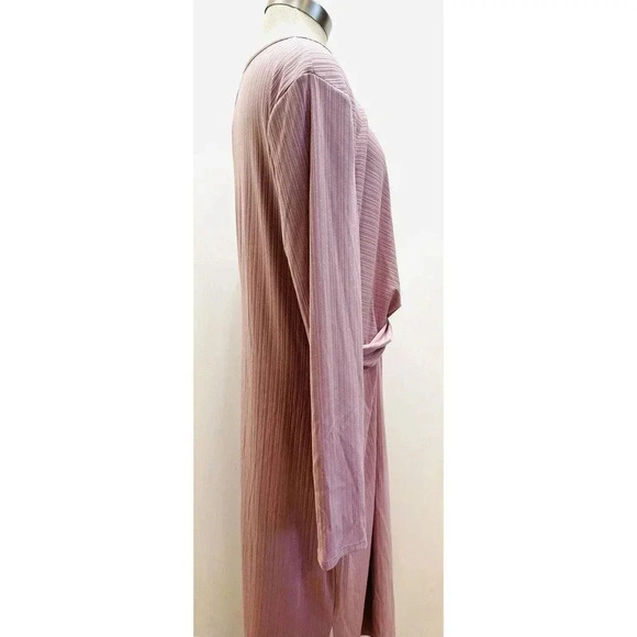 NWT NINE WEST Women Long Sleeve Pullover Round Neck Purple Maxi Dress Size XL - Picture 11 of 14